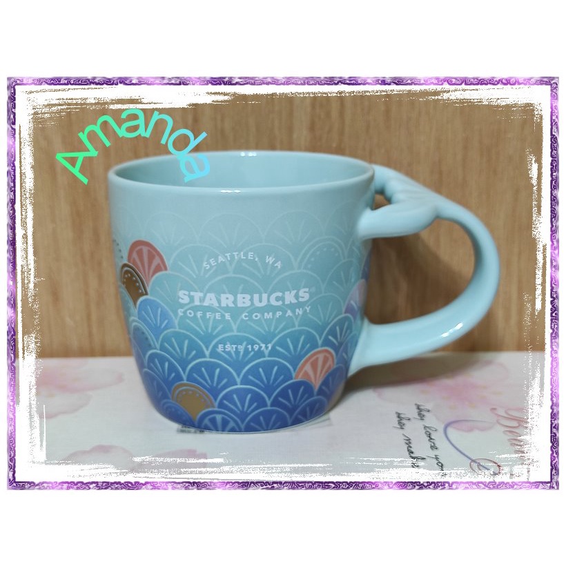 星巴克 Starbucks 2021 全新 夢幻魚尾馬克杯(12oz)