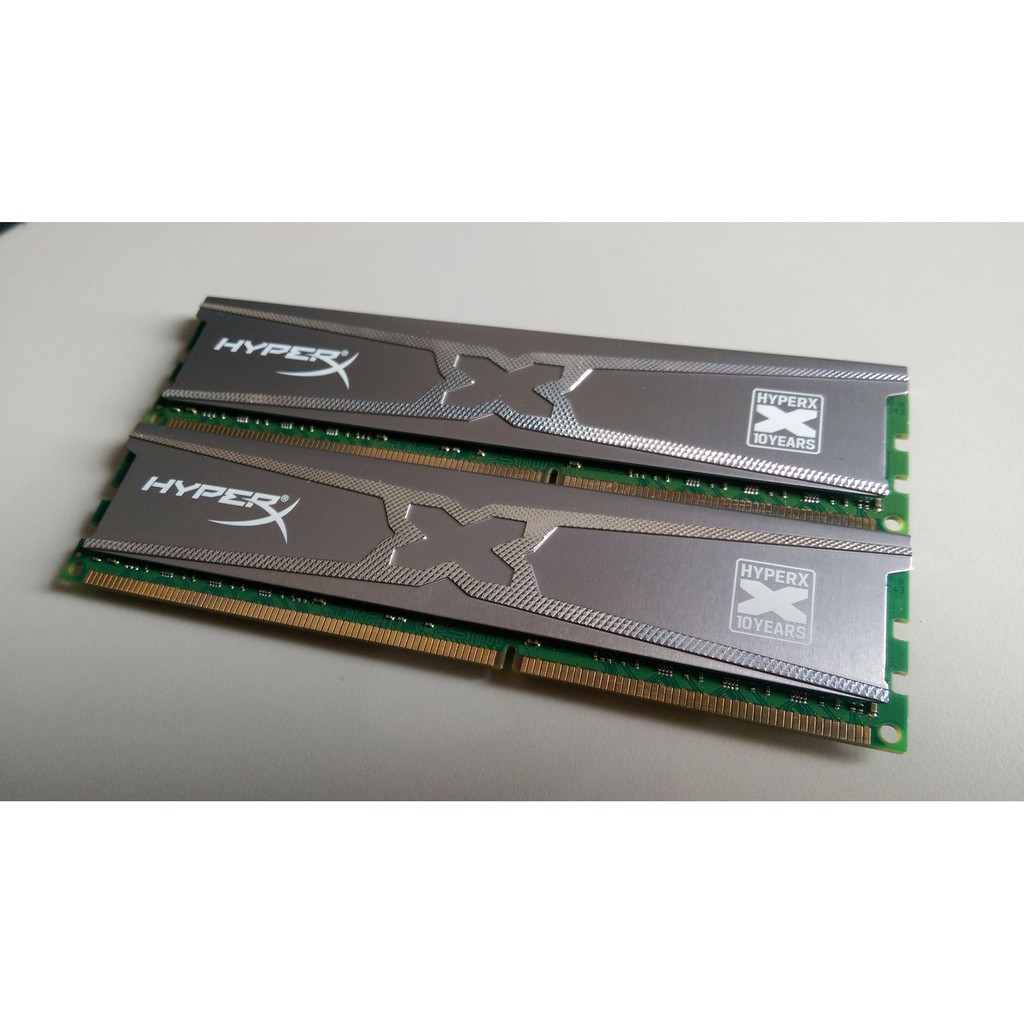 金士頓 HyperX DDR3 1600 4Gx2條 KIT組 (共8G) 雙面顆粒 10周年紀念版