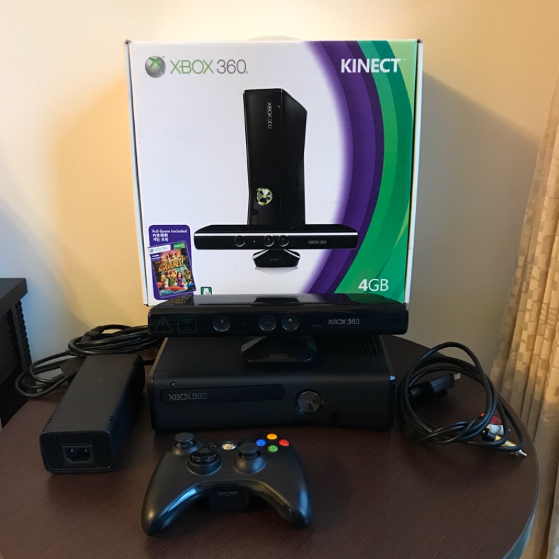 XBOX 360 主機 4GB+Kinect