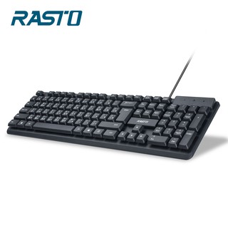 RASTO RZ2 薄膜式USB標準有線鍵盤 現貨 廠商直送