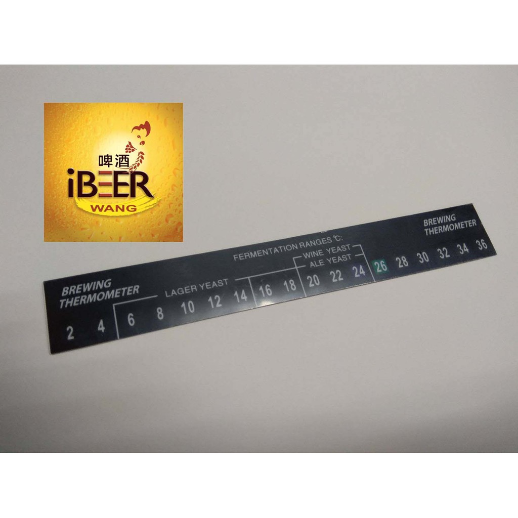 溫度計貼紙 啤酒王自釀啤酒原料器材教學