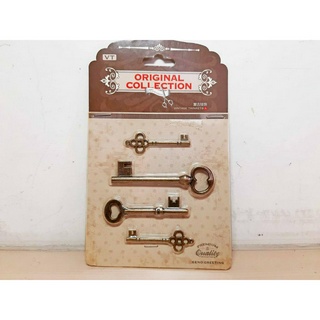 復古鑰匙 貼紙 DIY素材 復古鐵件裝飾貼 仿舊裝飾