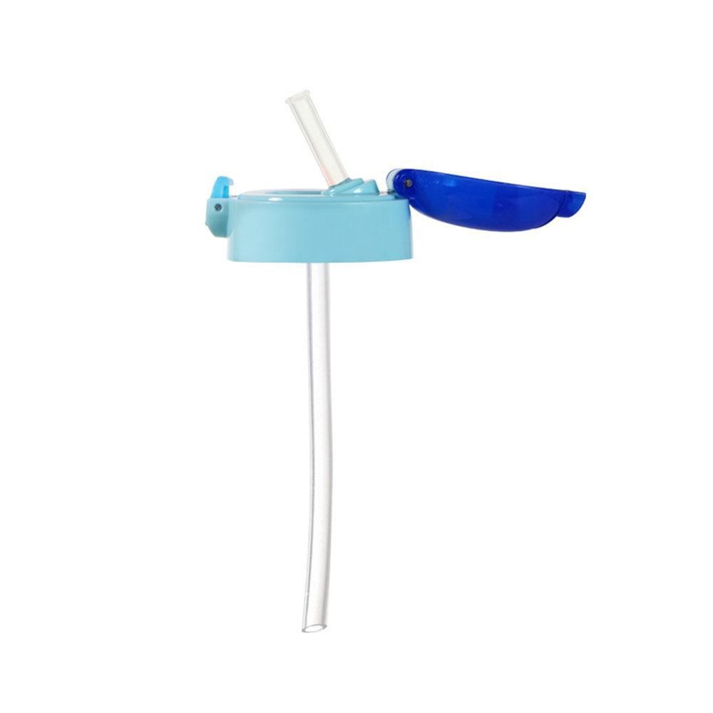 Skater PET水壺(480ml)吸管上蓋-藍