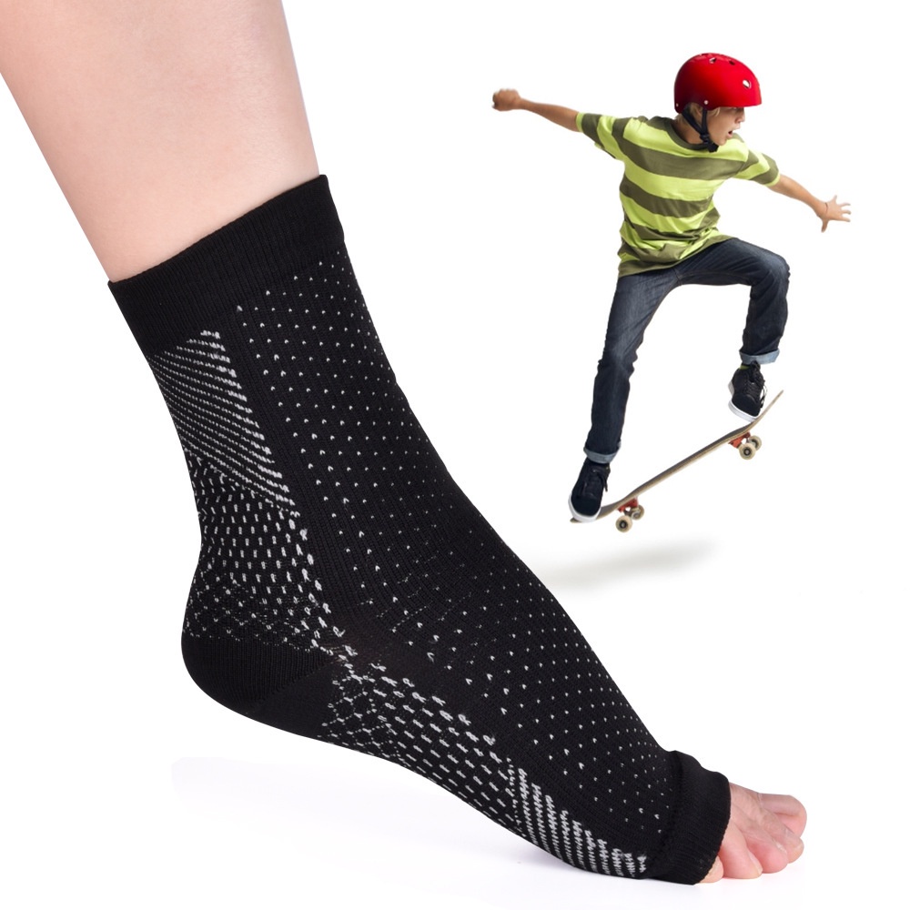 超彈力~舒適隱形露指襪 高彈力壓縮襪 戶外運動 護腳踝 壓縮腳套 壓力 短襪 護踝 防足底筋膜襪 足部護理 扭傷 防護