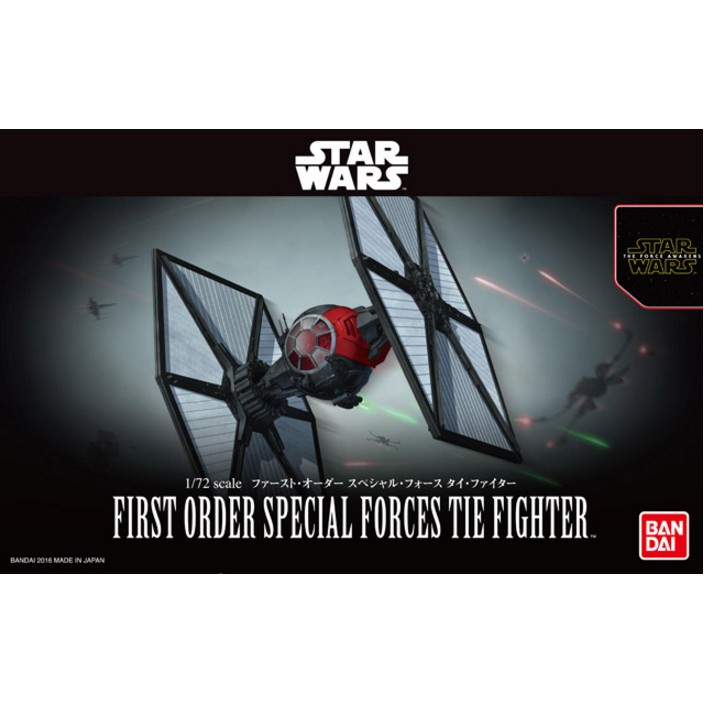 【鋼普拉】BANDAI 星際大戰 原力覺醒  STAR WARS 1/72 ORDER TIE FIGHTE 鈦戰機