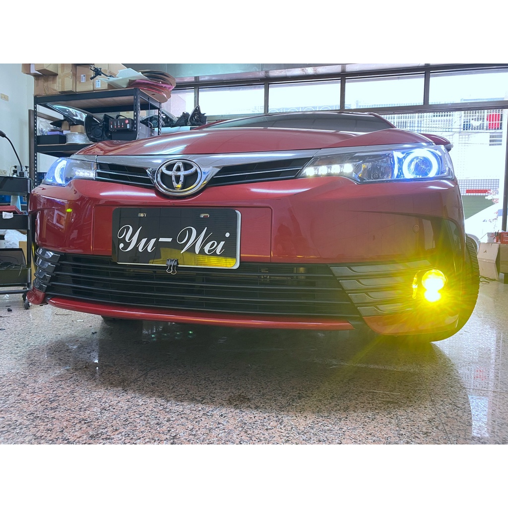 瑜維工作室 豐田ALTIS11代 11.5 CAMRY 一體式LED魚眼霧燈