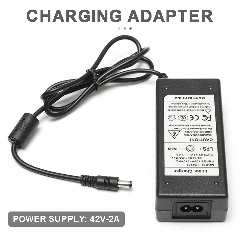 新型踏板車電池充電器適配器電源42v 2a 用於電動踏板車dstoolsmall 蝦皮購物
