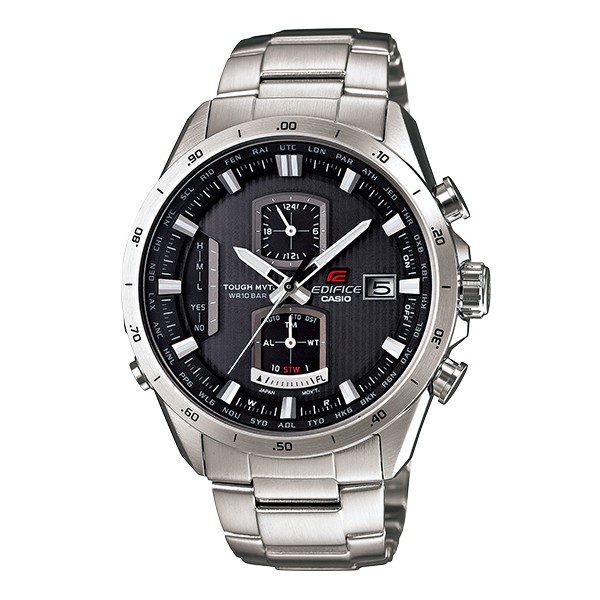 【CASIO】EDIFICE 太陽能電波計時不鏽鋼男錶 EQW-A1110D-1A 台灣卡西歐公司貨