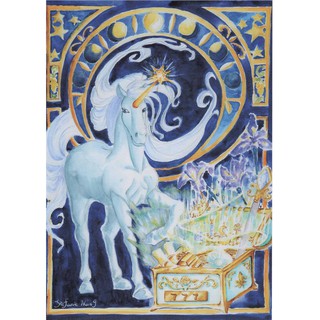 《香氛市集》獨角獸之心裱框畫-款式五