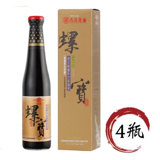 【鮮食優多】丸莊 螺寶黑豆蔭油清4入組(420ml/瓶)