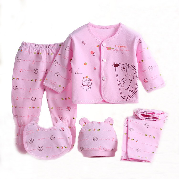 0-3個月新生兒衣服嬰兒五件組內衣初生兒純棉五件組服裝