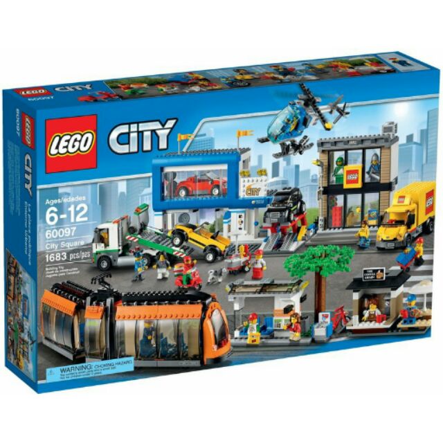 LEGO 樂高 60097城市廣場 City Square 全新未拆