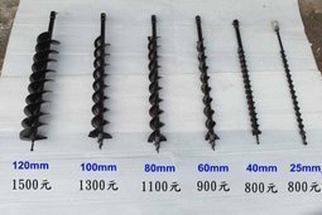 附發票 地鑚頭120mm 地鑽 鑽地機 植樹機 打冰機 挖坑機 挖穴機 種植機 植樹機引擎鑽孔機 汽油鑽土機專用