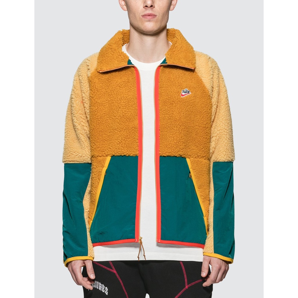 nike sportswear colorblocked fleece sweatshirt