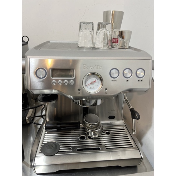 二手9.9成新 Breville BES920  咖啡機 半自動 你咖啡 義式咖啡 雙鍋爐 BCG820磨豆機