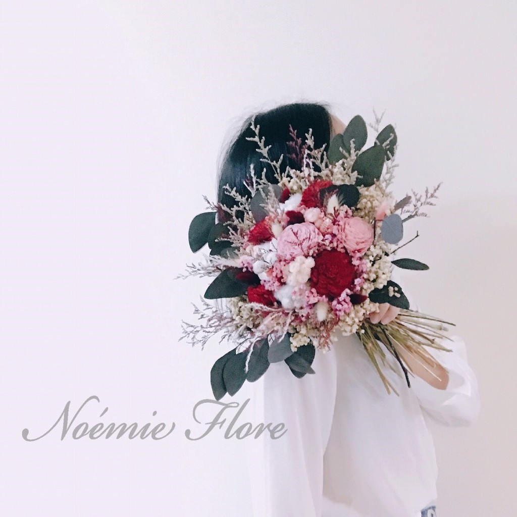Noemie捧花系列 出嫁捧花 乾燥花捧花 捧花花束 結婚 婚禮 新娘捧花 拍照捧花 蝦皮購物