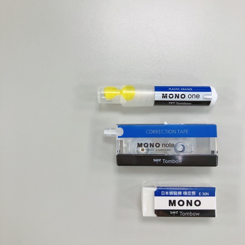 日本 TOMBOW 蜻蜓 MONO one 迷你旋轉式橡皮擦/橡皮擦/極細修正帶