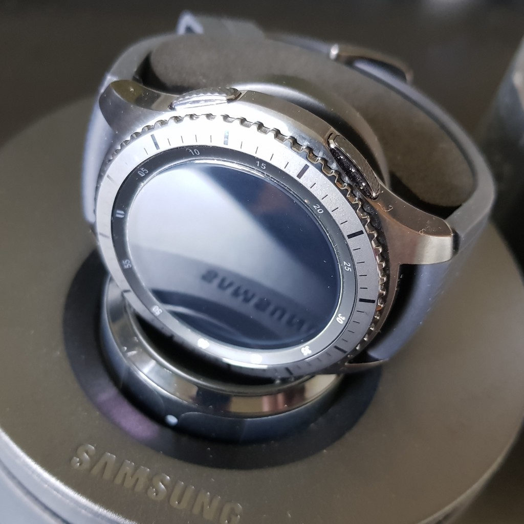 保固到2019年1月二手 Samsung Gear S3 frontier 冒險家智能手錶智慧手錶九成新