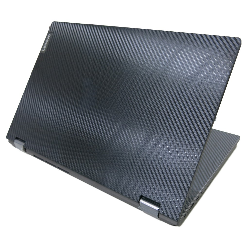 【Ezstick】Lenovo C340 15IML 15 黑色立體紋機身貼 (含上蓋貼、鍵盤週圍貼、底部貼)DIY包膜