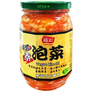 【龍宏】韓式素泡菜罐頭(400g)<全素>