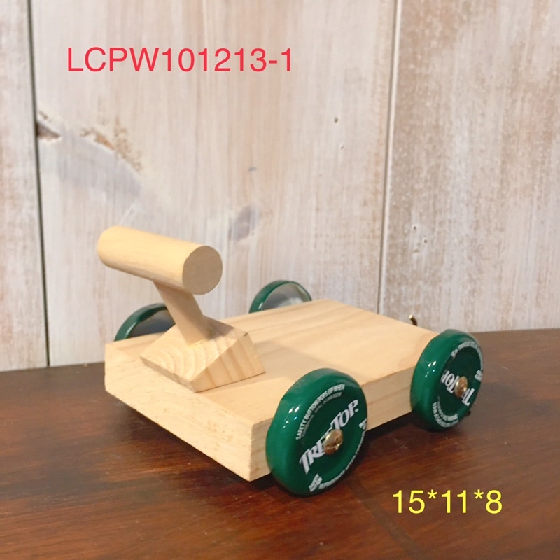 LCPW101213-1鄉村風木作/園藝裝飾/小推車活動輪款