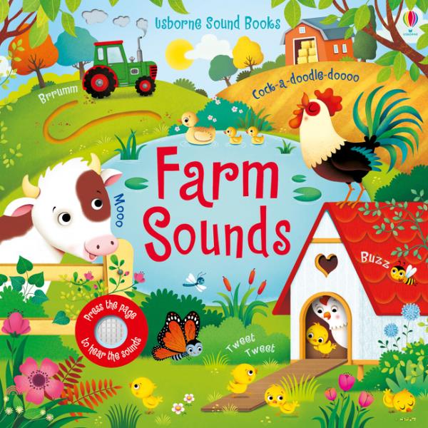 Touchy-Feely Sound Books：Farm Sounds 熱鬧農場 觸摸有聲書（外文書）