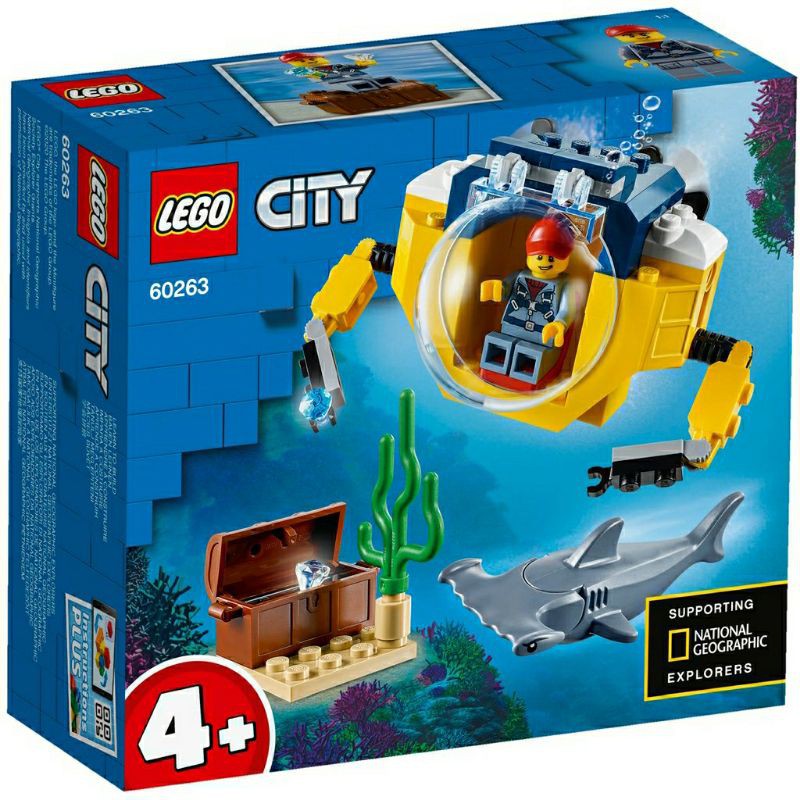 盒組 LEGO 樂高 60263 City-海洋迷你潛水艇 現貨