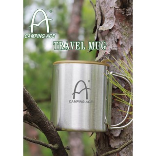 丹大戶外【Camping Ace】 野樂 雙層保溫登山杯 不鏽鋼材質/旋轉式杯蓋 ARC-156-8L 杯子│茶杯