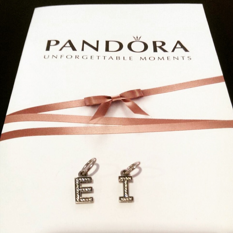 Pandora 墜飾 字母 charm