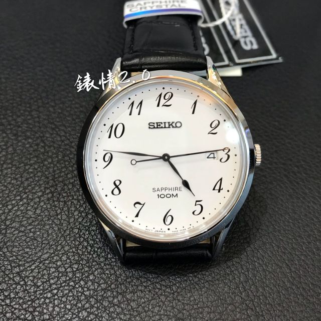 錶情2.0】SEIKO 精工日系都會男錶黑白/40mm SGEH75P1 | 蝦皮購物