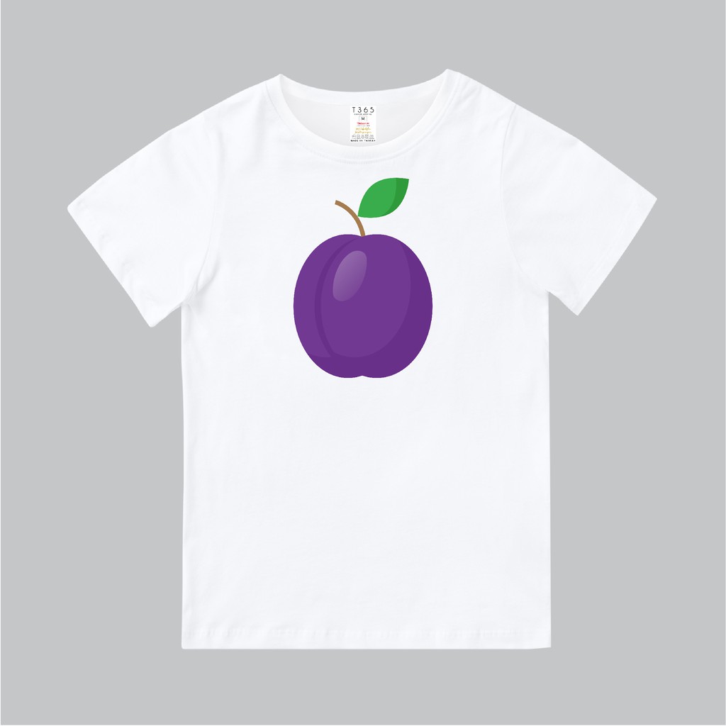 T365 MIT 親子裝 T恤 童裝 情侶裝 T-shirt 短T 水果 FRUIT 李子 李 Plum