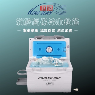 【獵漁人】內建冰磚新型 恆冠7公升小冰箱 釣魚 露營 野餐超好用 HG-079