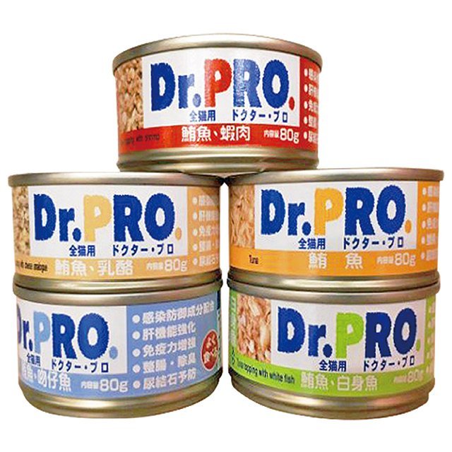 〈1箱24罐〉Dr.PRO 全機能貓罐 貓罐頭 80g