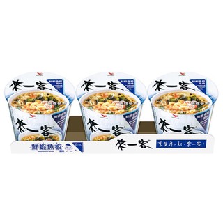 統一來一客杯麵鮮蝦魚板風味63gx3入/牛肉蔬菜風味/京燉肉骨/韓式泡菜
