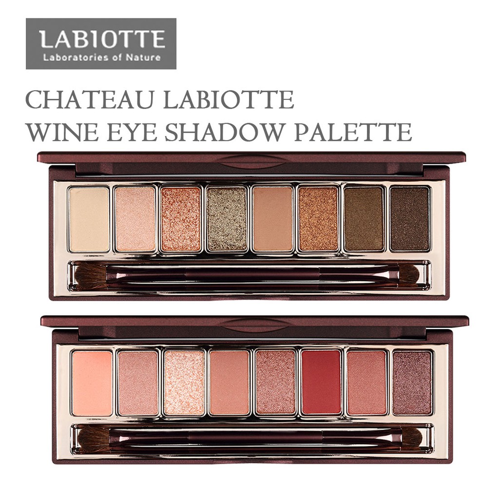 J Kbeauty Labiotte 酒紅色多彩眼影盤 蝦皮購物