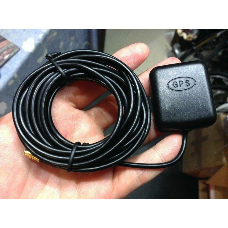高品質車用磁吸式gps天線mcx 接頭防水適用各廠牌mcx接頭gps導航機garmin 2555 2565 蝦皮購物