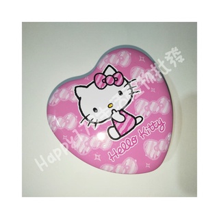 【三麗鷗Hello Kitty】心型 鐵盒 附便條紙