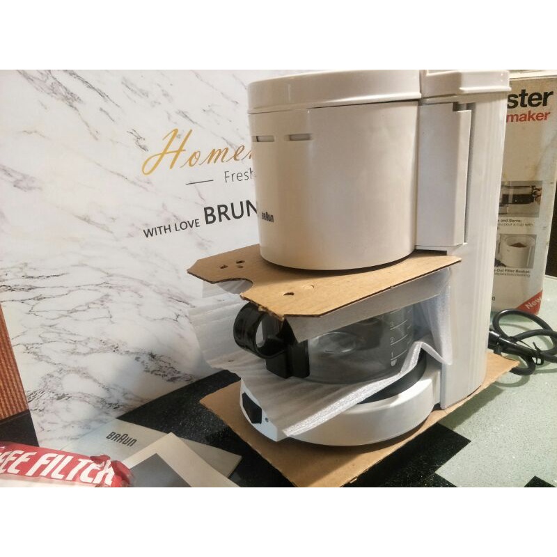 Braun KF-10 德國百靈 咖啡壺 咖啡機（附贈濾紙、轉接頭、中英文說明書）