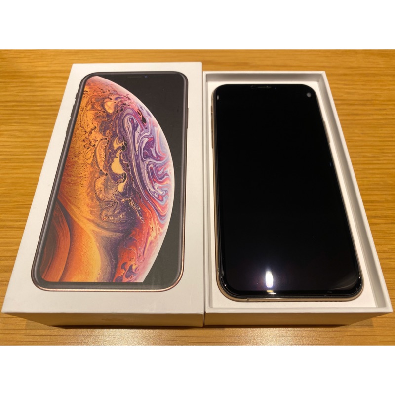 【售or貼換i11】iPhone XS 64G/金/5.8吋/保固內/犀牛盾/imos保貼