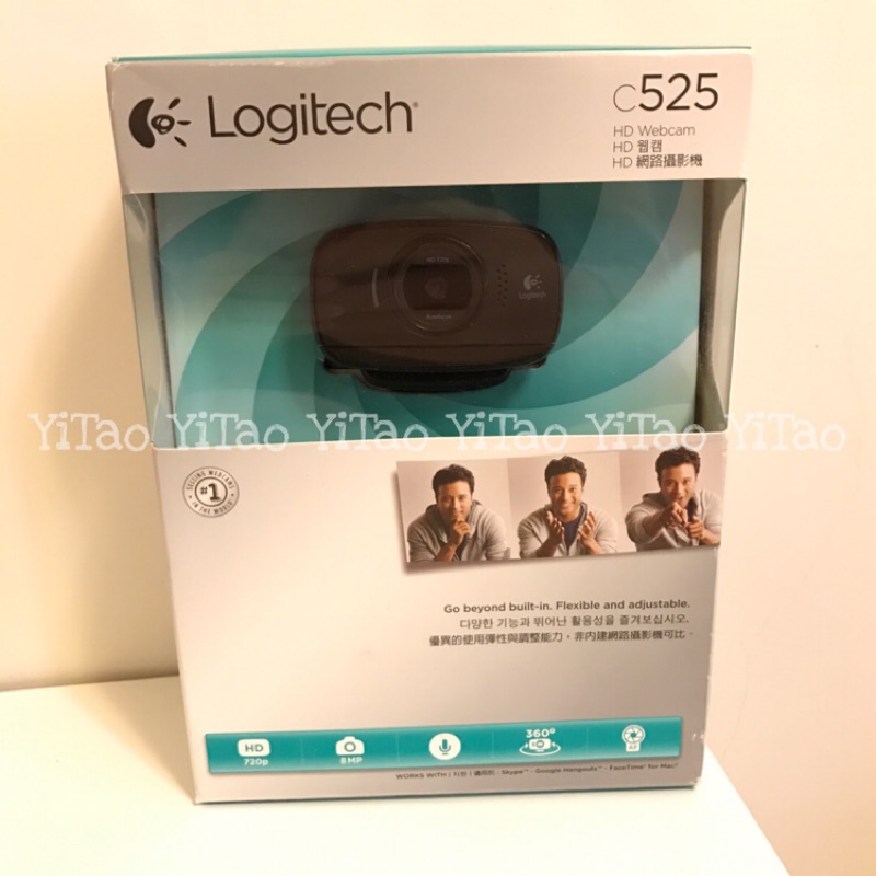 已優惠*Logitech C525視訊鏡頭（含麥克風功能）