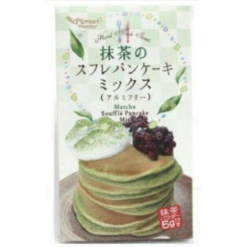 日本 Pioneer 舒芙蕾 鬆餅粉 鬆餅 抹茶 250g Souffle'e