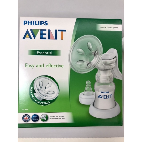 Philips Avent 新安怡 - 標準口徑手動吸乳器 (可接親乳感奶瓶)avent手動擠乳器