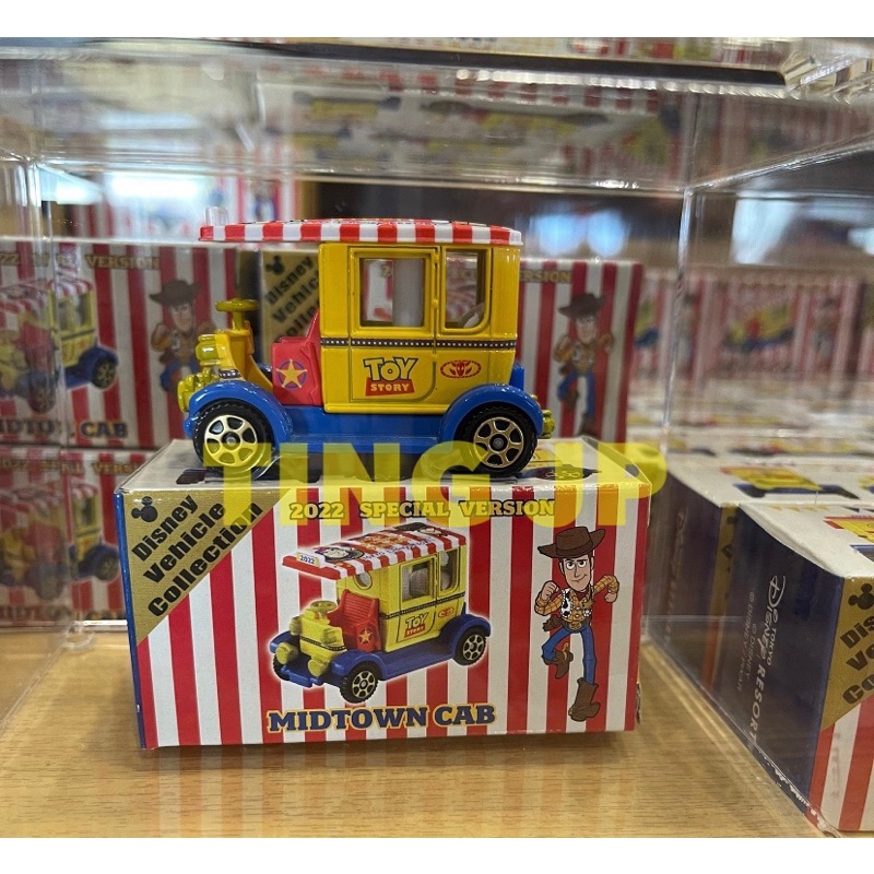 [庭仔日貨] [現貨］日本 迪士尼園區限定 玩具總動員 胡迪 巴斯光年 Tomica 多美 小車