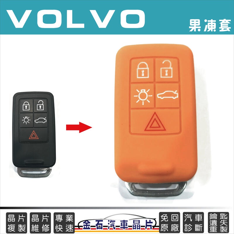 VOLVO 富豪 S60 S80 XC60 XC70 V40 V60 V70 S70 汽車鑰匙套 保護包 果凍套