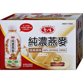【艾莉生活館】COSTCO 愛之味 純濃燕麥340毫升×12入《㊣超取1箱》《㊣附發票》