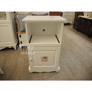 高雄．黛博拉家飾精品． 鄉村傢俱實木家具磁磚傢俱白色小型電器櫃餐櫥櫃拉板單門櫃飲水機櫃微波爐櫃收納櫃置物櫃傢俱訂做客製化