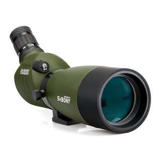 Svbony SV14 賞鳥望遠鏡 彎角單筒望遠鏡防水防霧FMC鏡頭BAK4棱鏡20-60x60 / 25-75x70