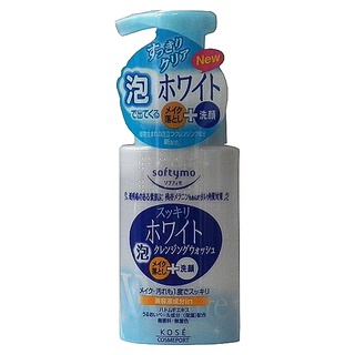 KOSE softymo嫩白卸妝洗顏慕絲200ml