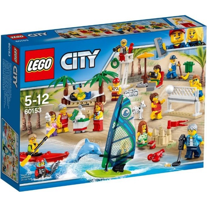 [玩樂高手附發票]公司貨 樂高 LEGO 60153 People Pack - Fun at the Beach