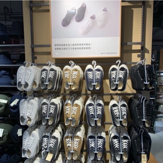 現貨 撥水加工有機棉舒適休閒鞋 MUJI 無印良品 黑 深藍 休閒鞋 帆布鞋 女鞋 鞋 白 小白鞋 鞋 無印 全新品
